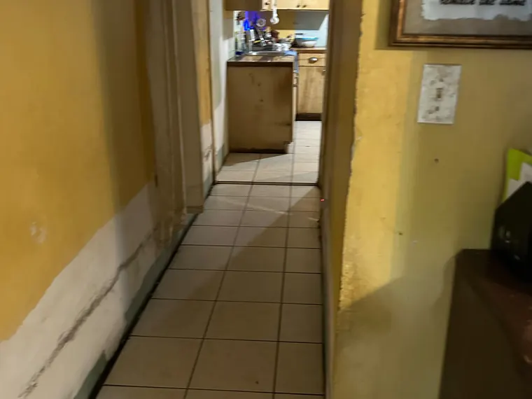 Hallway after cleaning